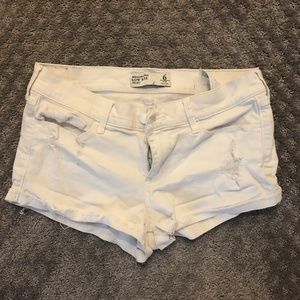 Abercrombie White Shorts